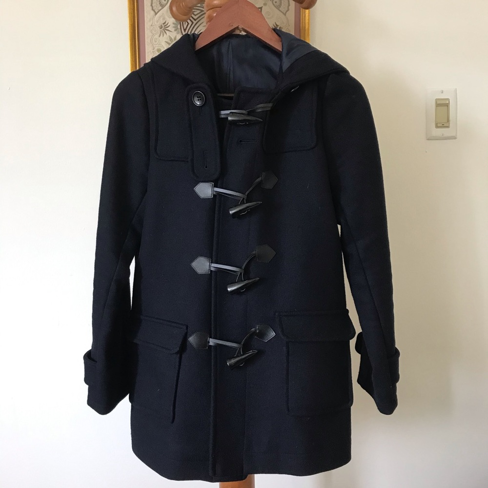 Navy blue wool coat Purchased in Japan 10 ys ago